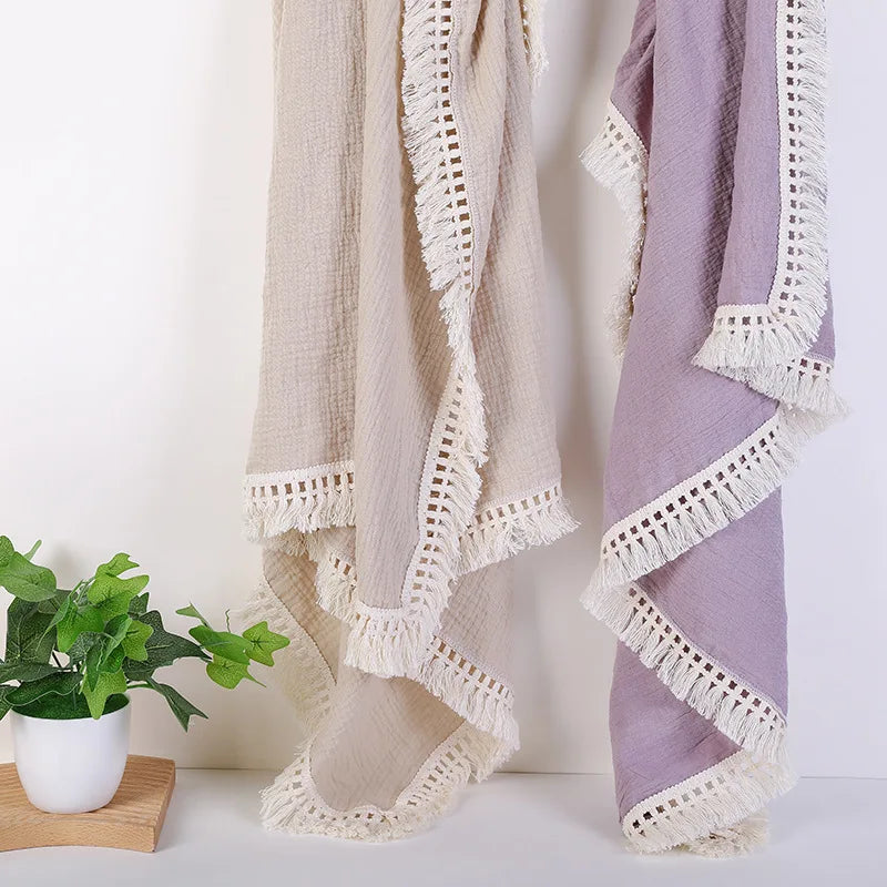 Cotton Muslin Swaddle Blankets