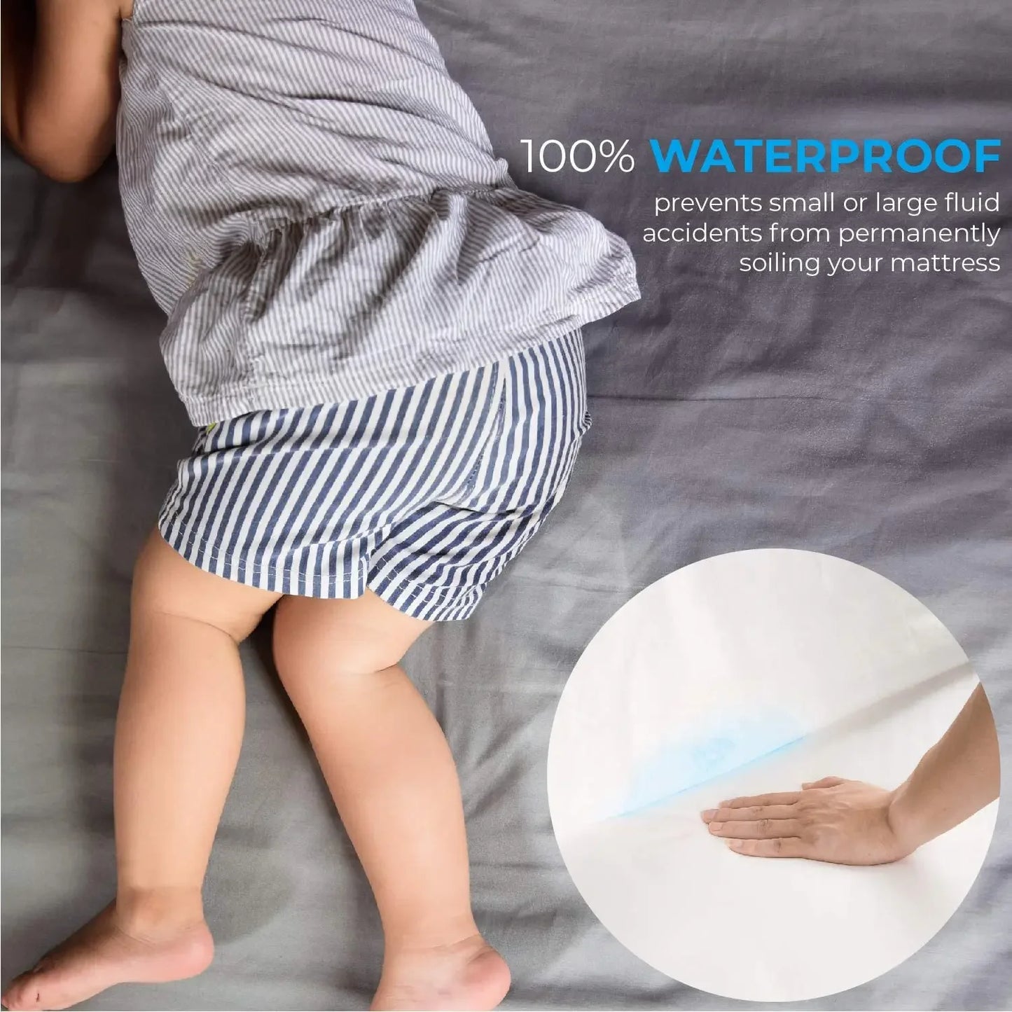 Baby Noiseless Breathable Mattress Pad