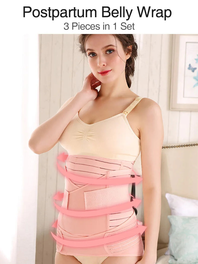 This 3-in-1 postpartum corset