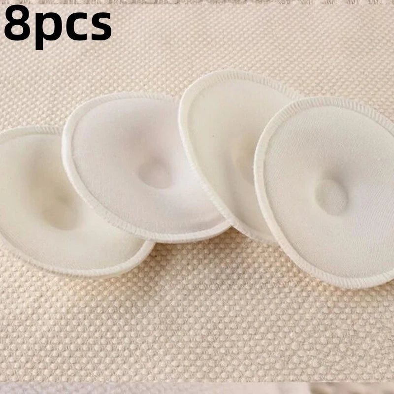 4/8Pcs New Bamboo Breast Pad Nursing Pads For Mum Washable Waterproof Feeding Pad Bamboo Reusable
