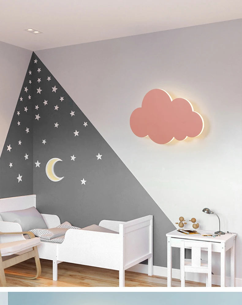 Baby Room Cloud Wall Lamp