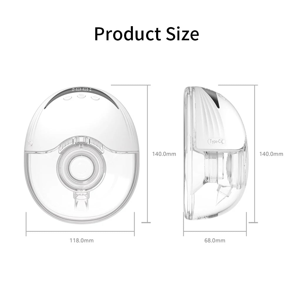 4 Modes Wearable Breast Pump