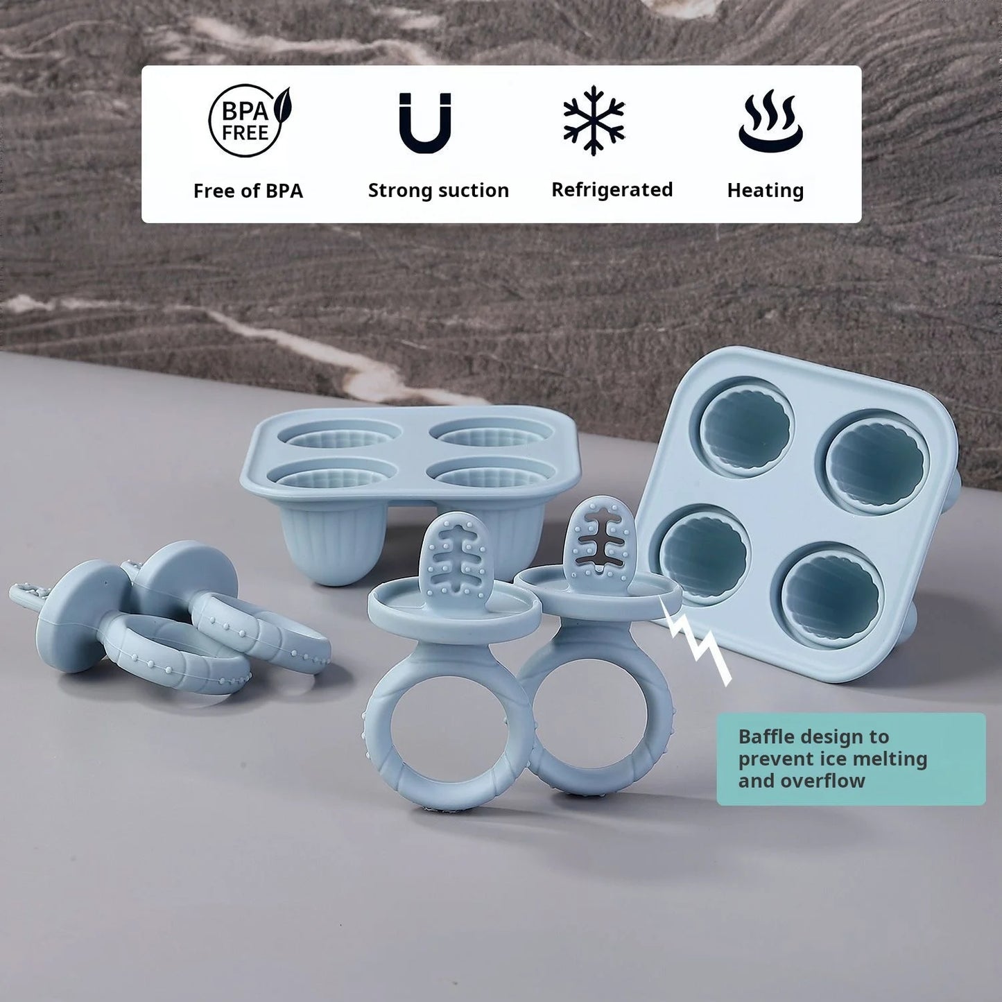 Baby Silicone Teething Mold Set