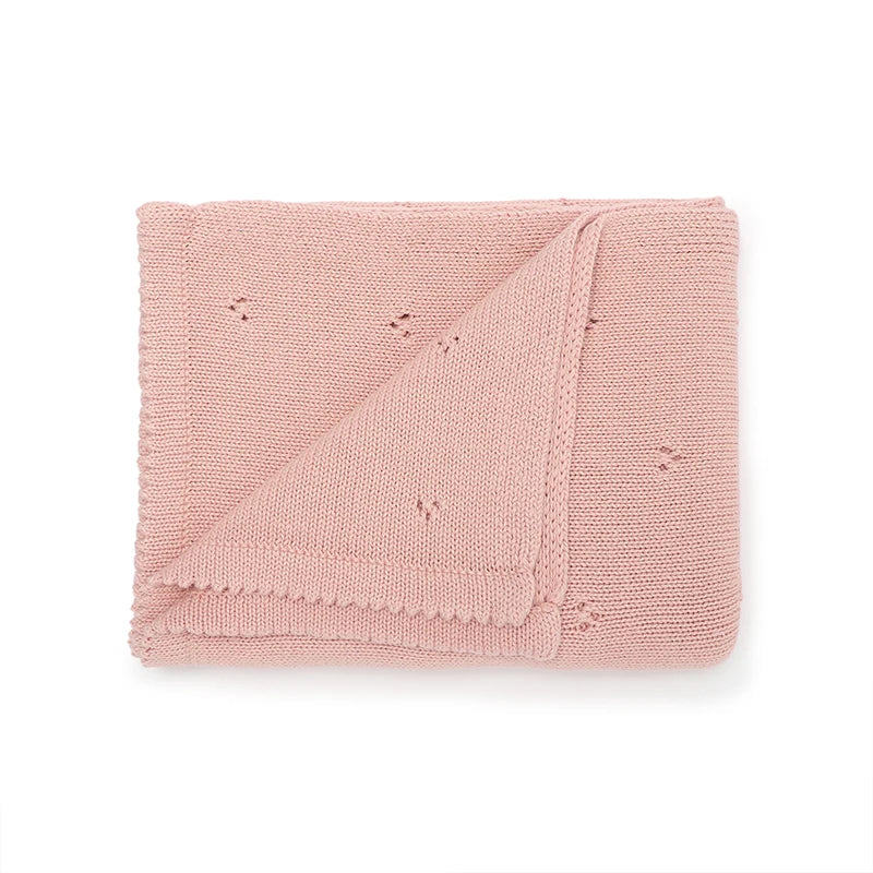 Cherry Muslin Swaddle Blanket