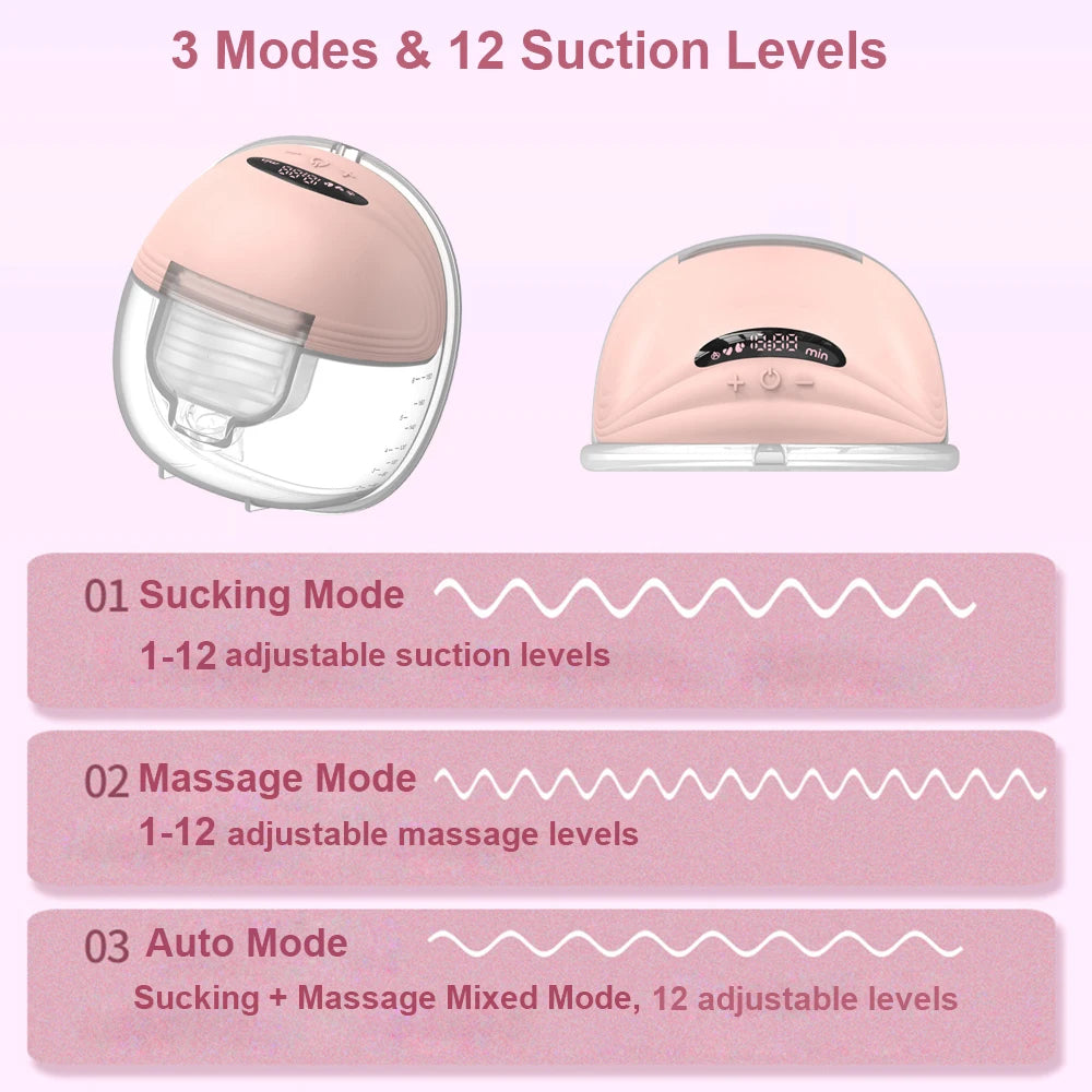 Hands Free Wearable Breast Pump