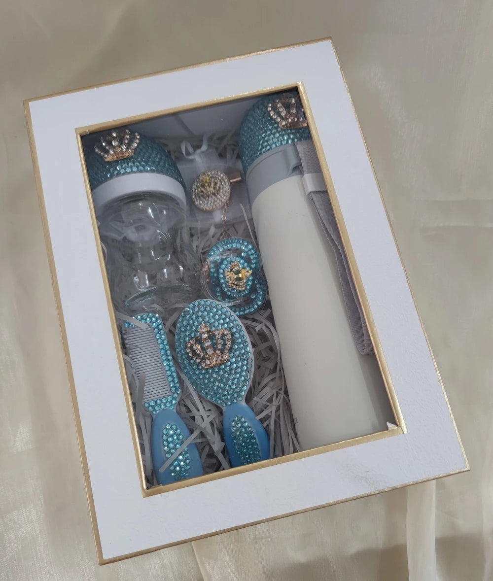 Dollbling Newborn Bedazzled Baby Keepsake Box