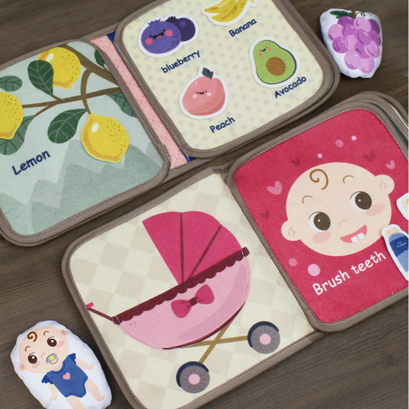 Montessori Inspired Busy Baby Peel N Stick Book