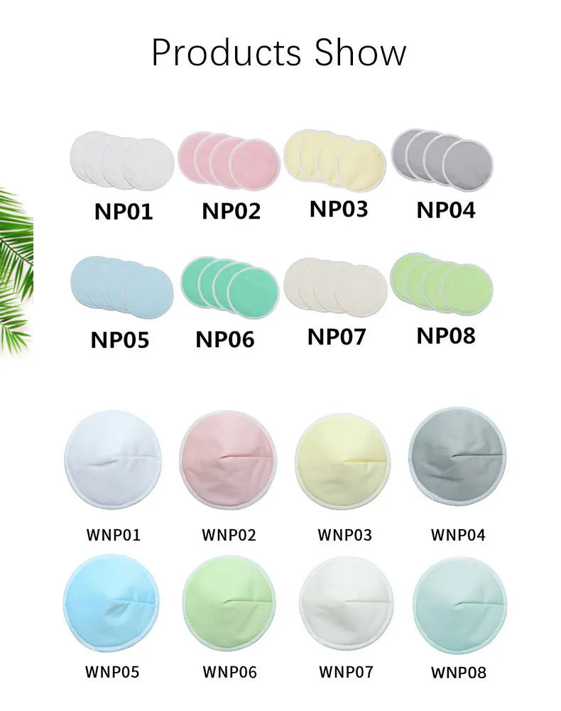 2pcs Organic Bamboo Nursing Breast Pads