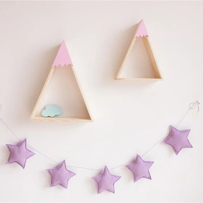 Handmade Nordic Nursery Star Garlands