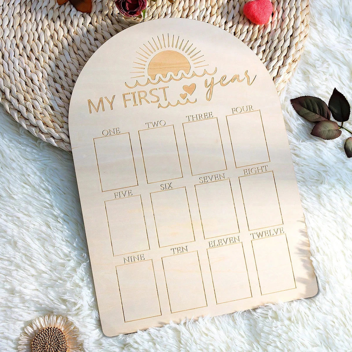 Baby First Year Photo Frame