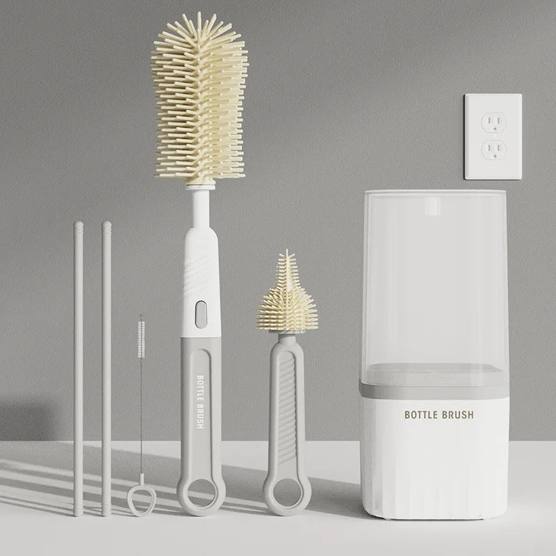 Silicone Baby Bottle Brush Set