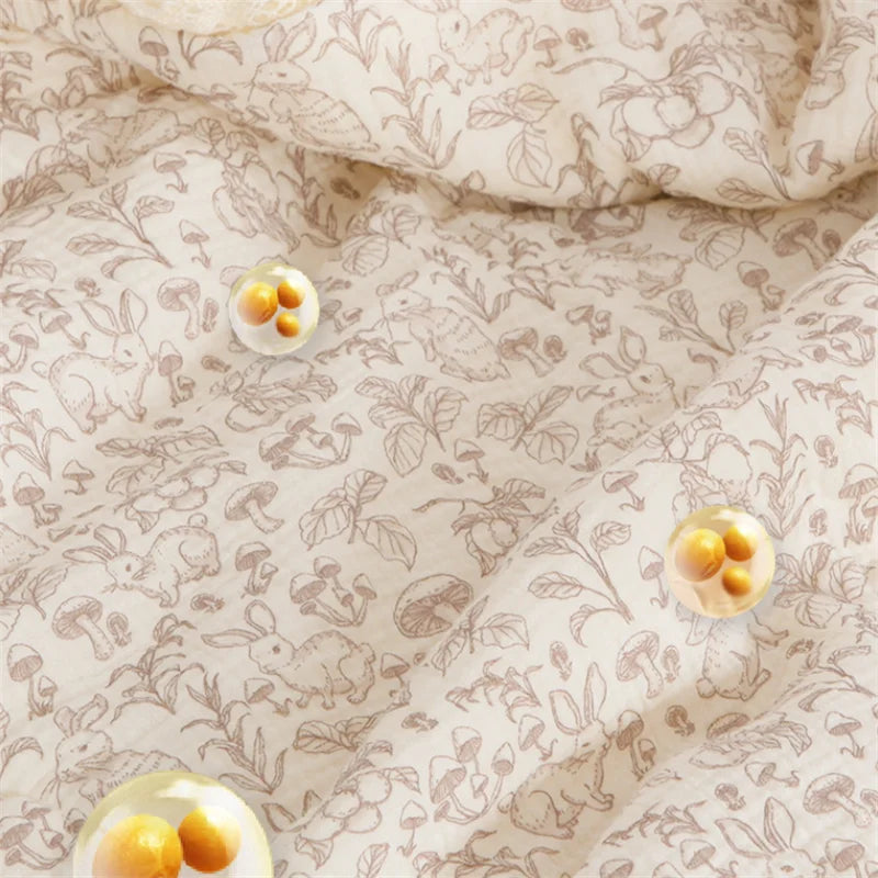 Ventage Cotton Padded Crib Blanket