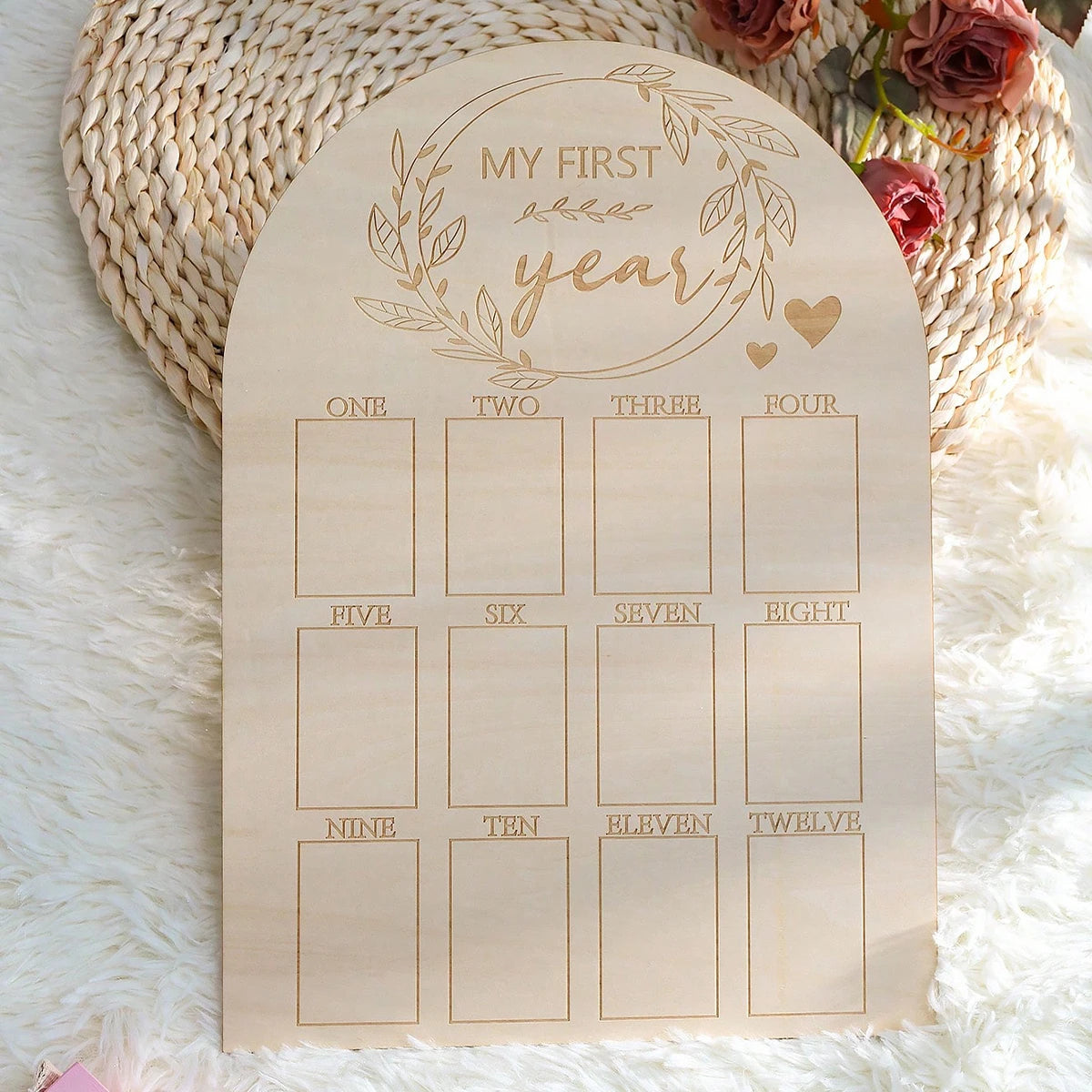 Baby First Year Photo Frame