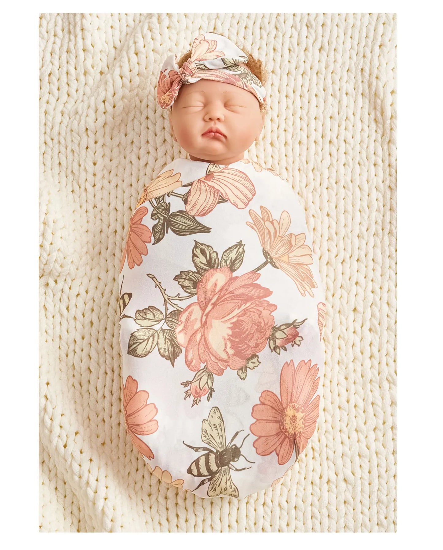 New Born Baby Girls Swaddle Wrap