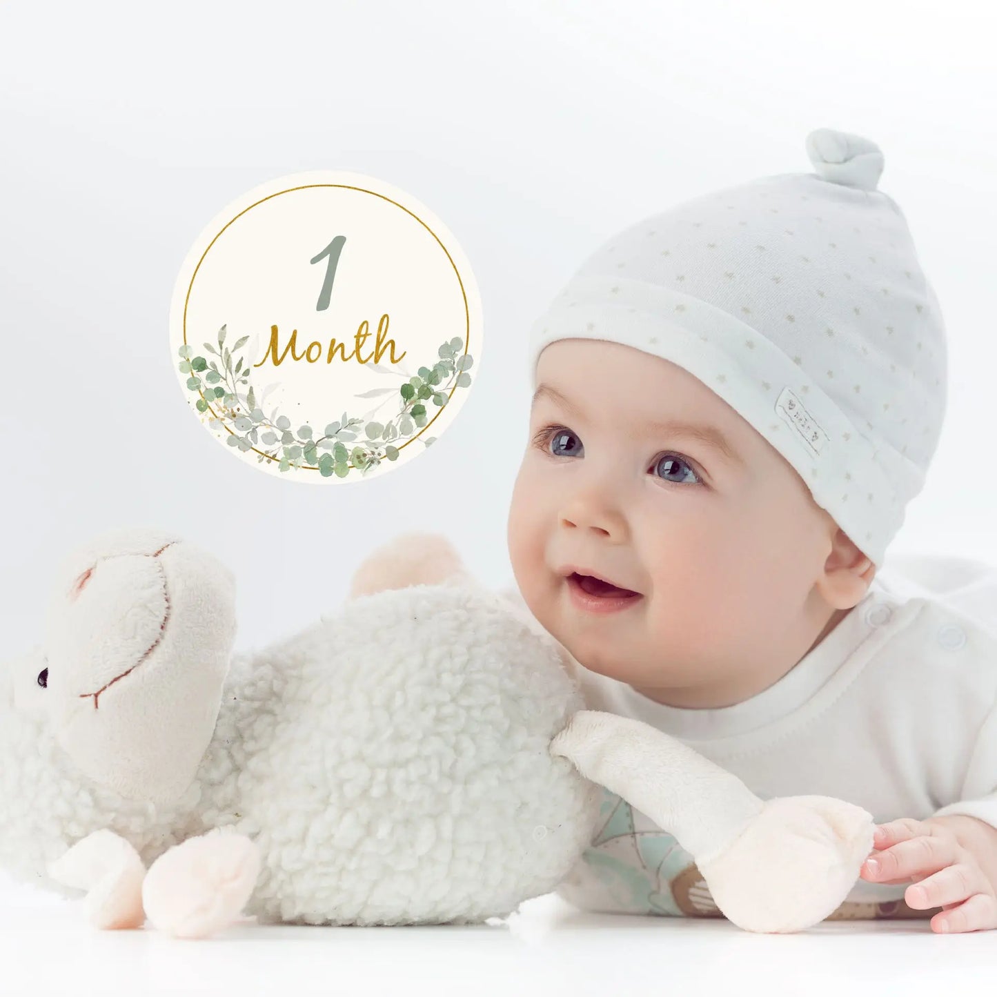 12PCS Baby Photography Cards 1-12 Month