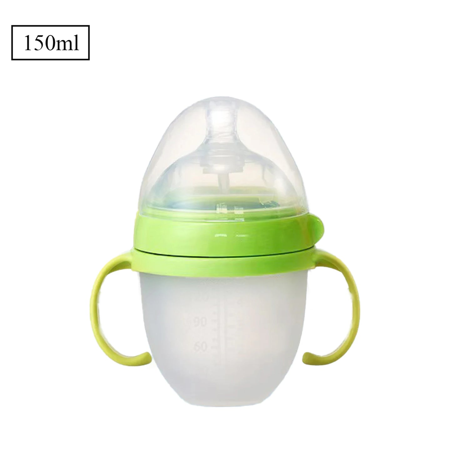 Baby Bottle with Silicone Handle