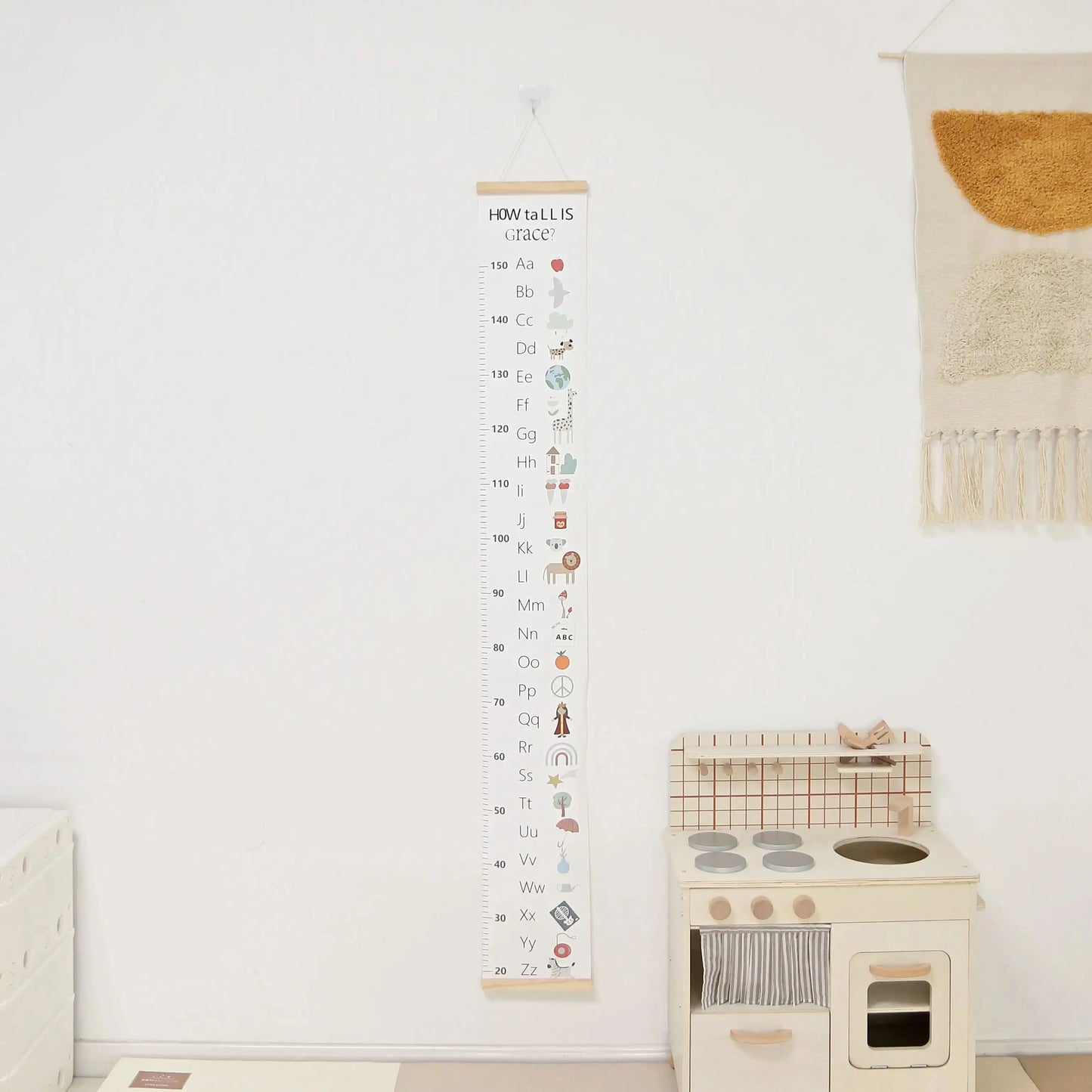 Baby Cartoon Height Ruler Sticker