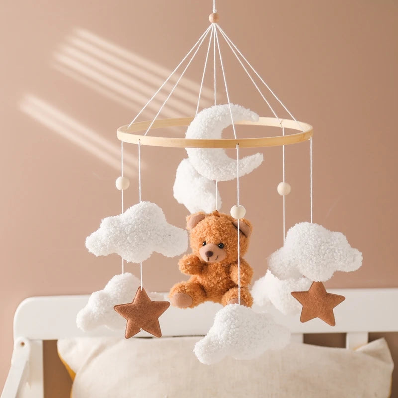 Baby Bell Dream Wooden Crib Mobile