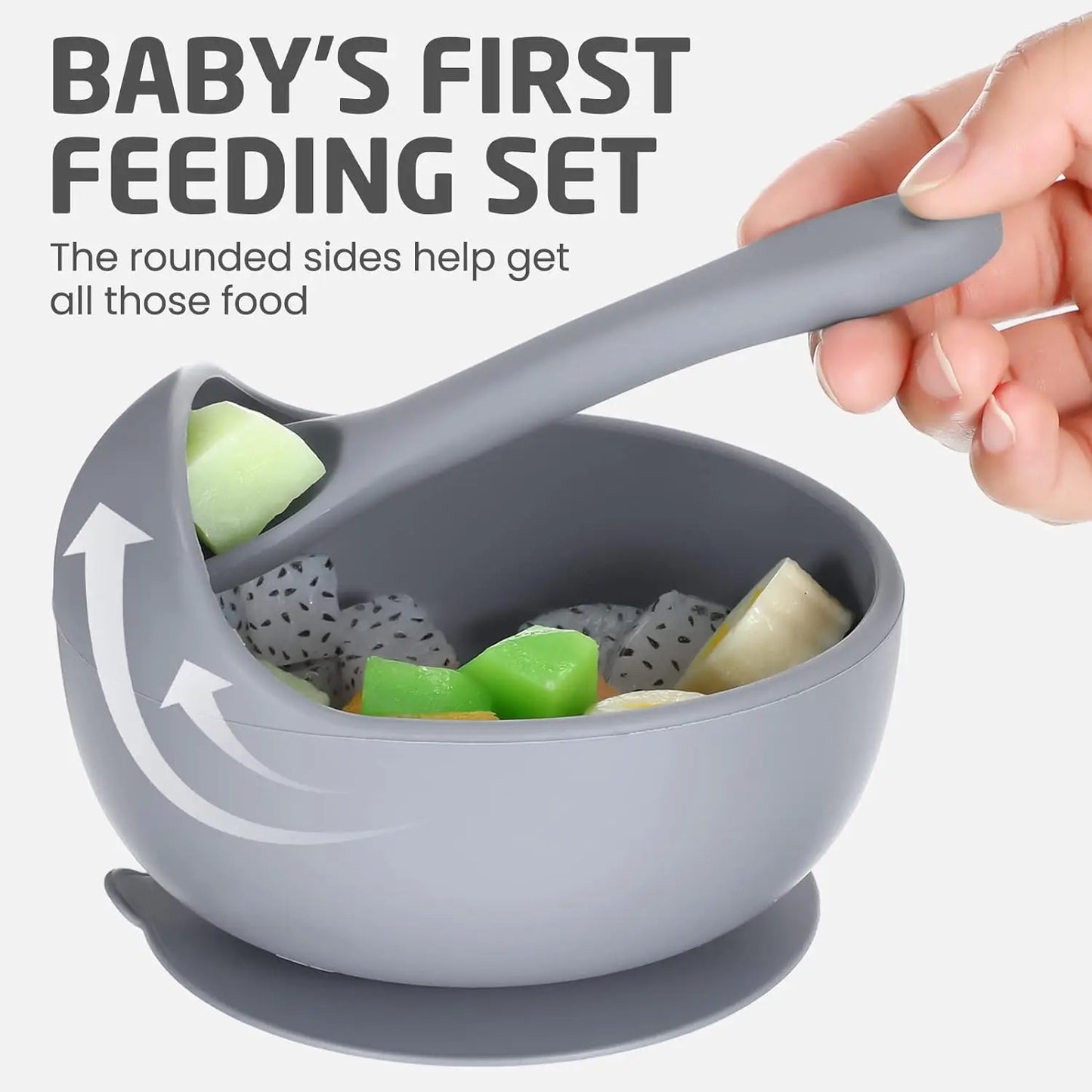 Infant Anti Drip Snail Bowl