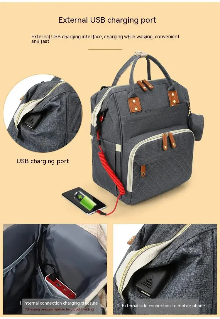 Diaper Bag with Changing Station