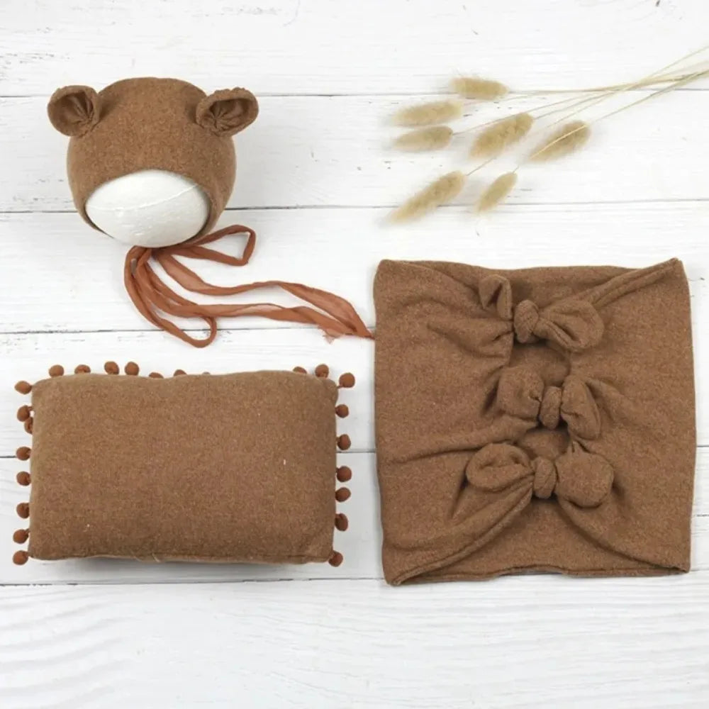 Cute Mouse Baby Photo Shoot 3/pcs Outfit