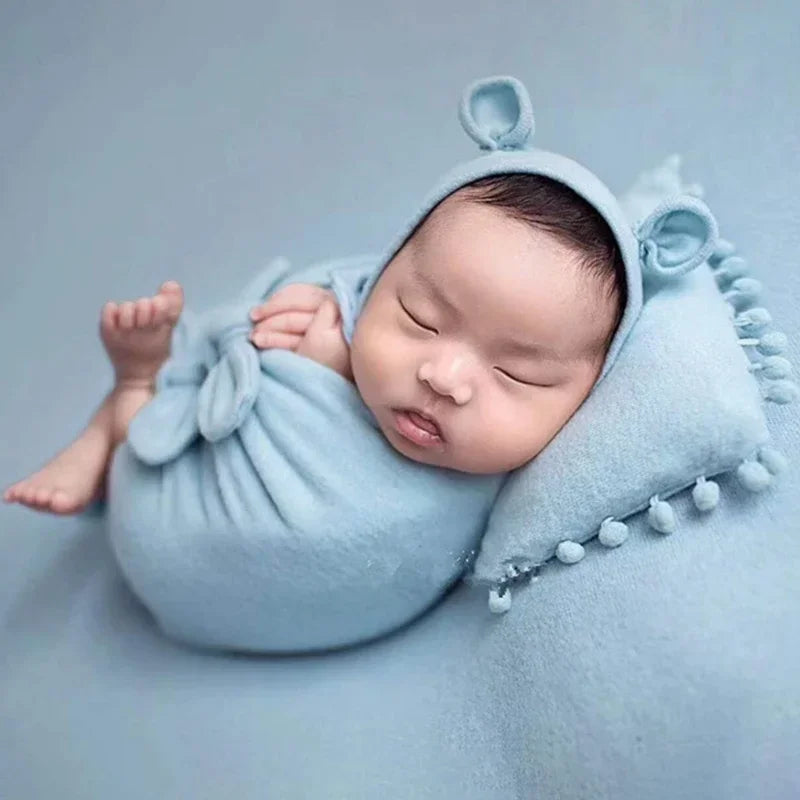 Cute Mouse Baby Photo Shoot 3/pcs Outfit
