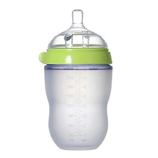 Baby Bottle with Silicone Handle