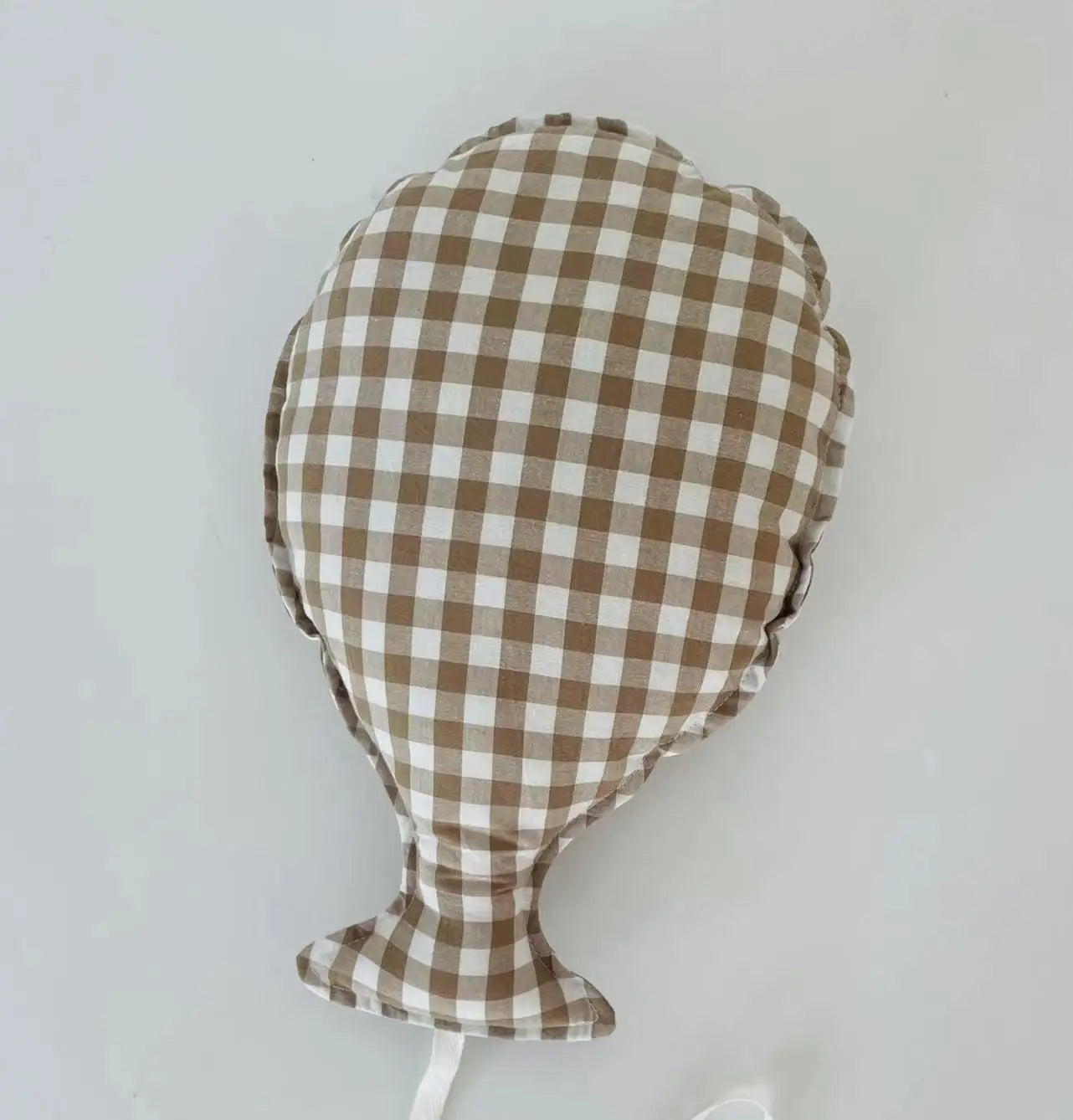 Plaid Balloon Shape Wall Pillow Decoration