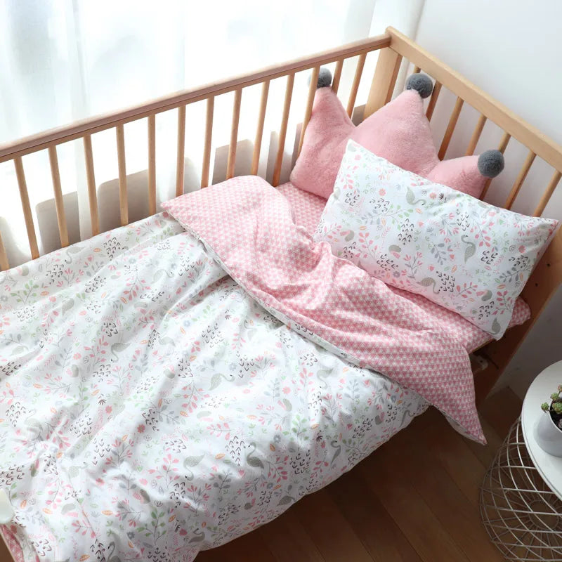 3 Pcs Cotton Cartoon Bed Linens