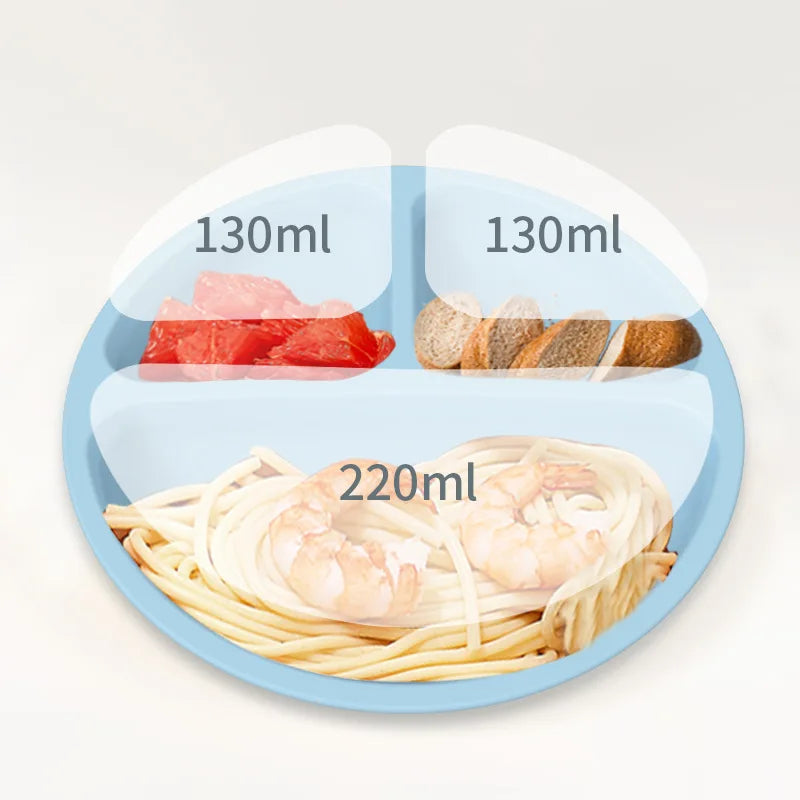 Silicone Baby Suction Bowl Feeding Set