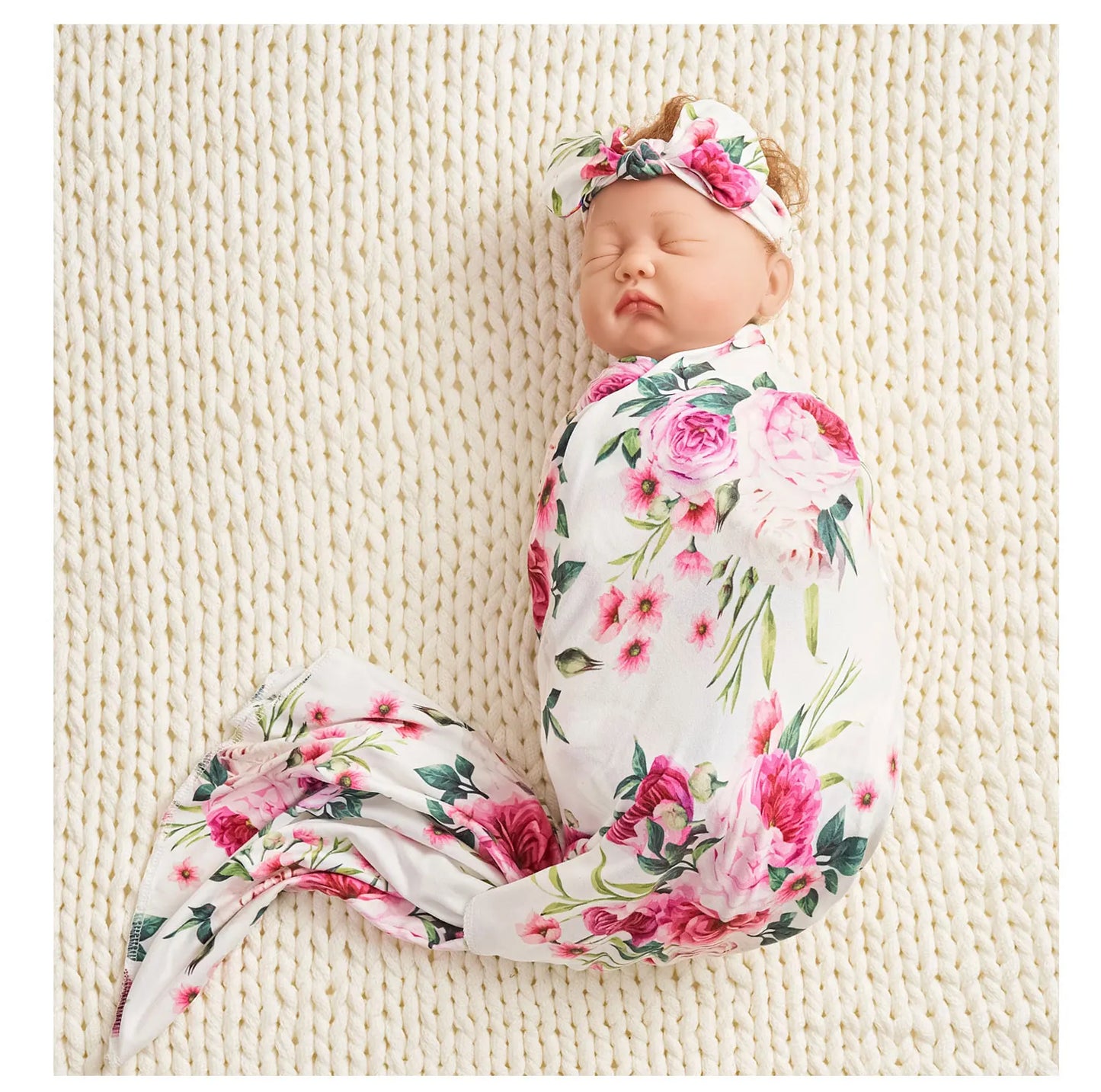 New Born Baby Girls Swaddle Wrap