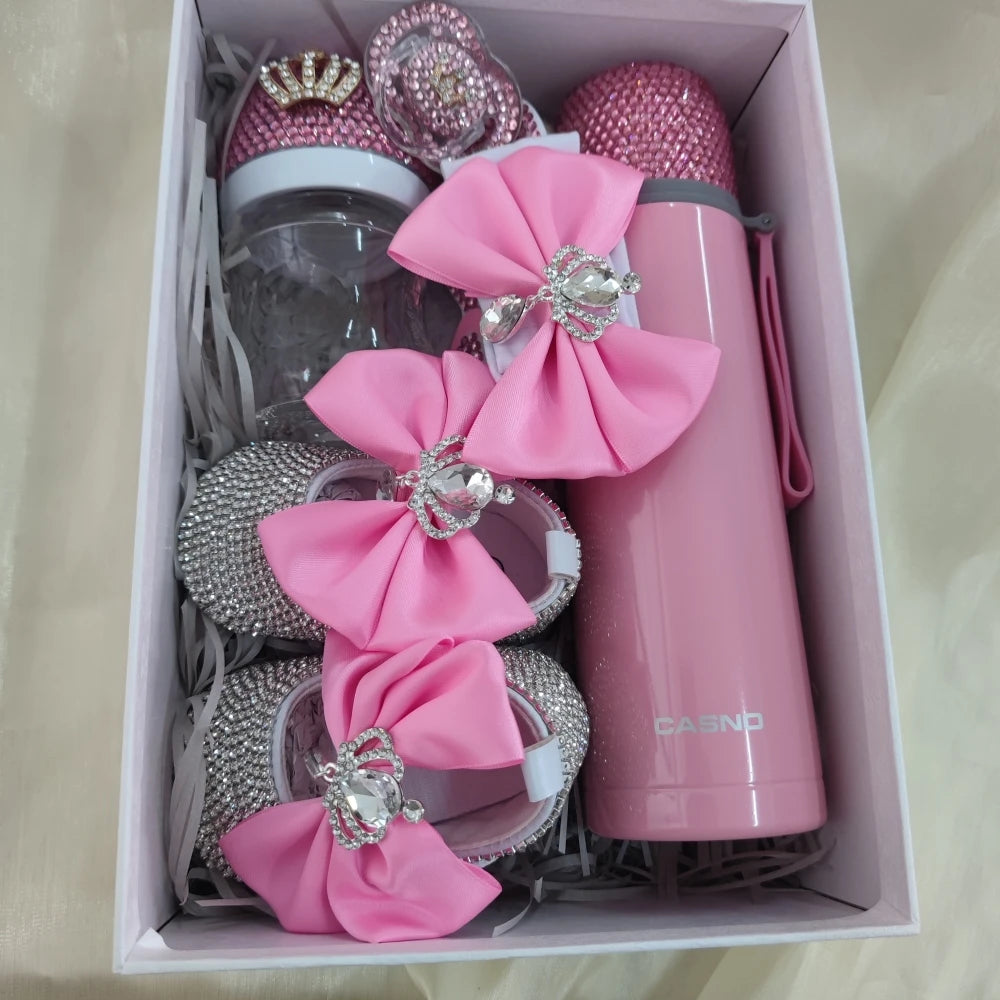 Dollbling Newborn Bedazzled Baby Keepsake Box