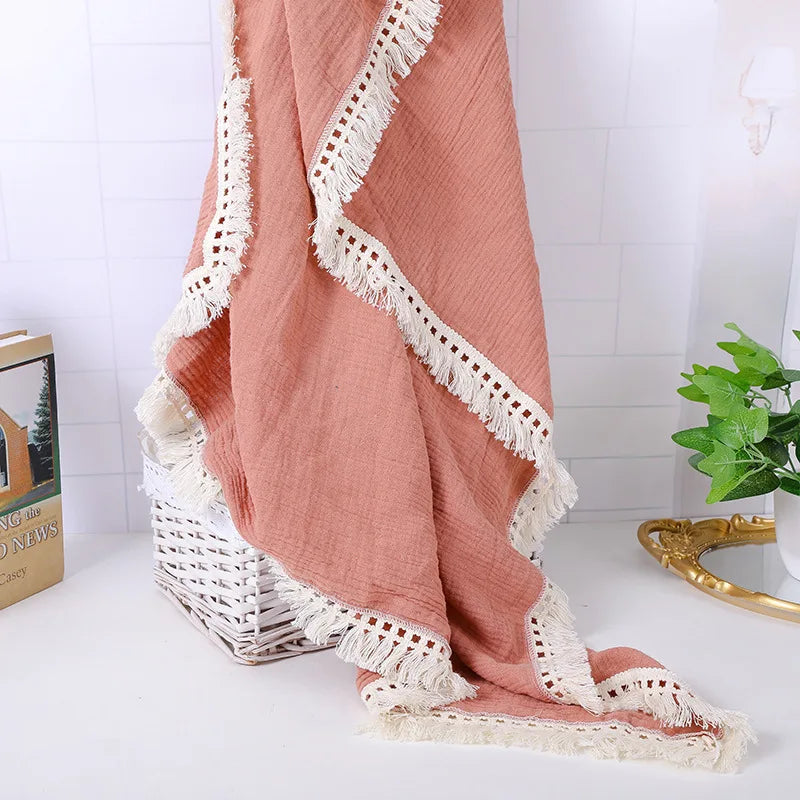 Cotton Muslin Swaddle Blankets