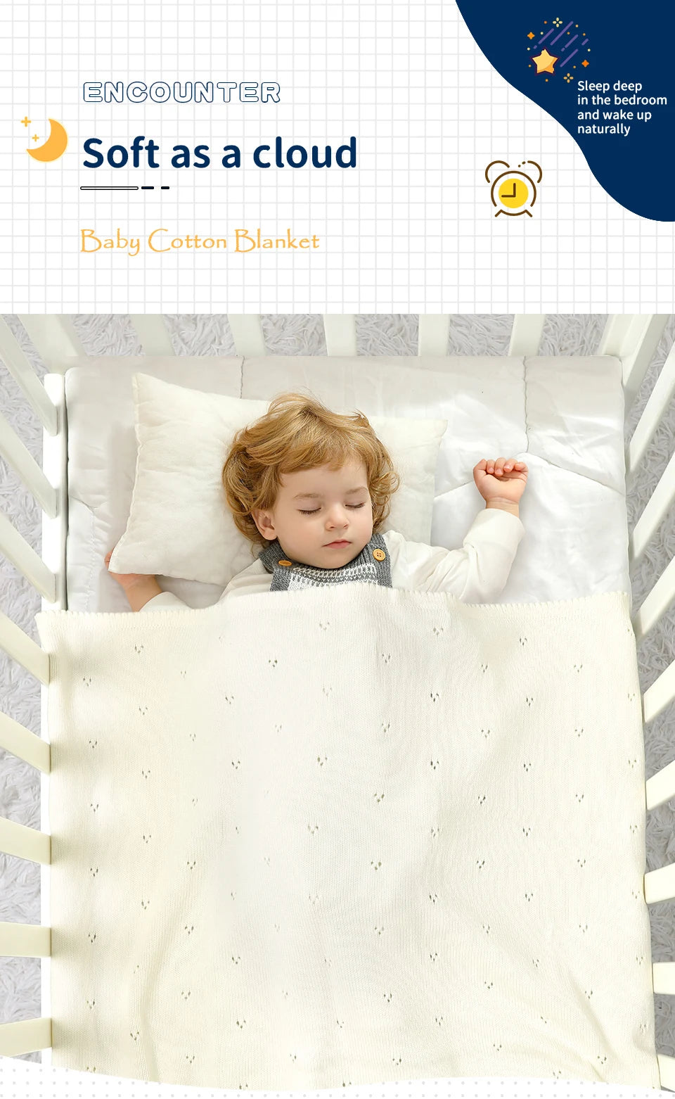 Cherry Muslin Swaddle Blanket