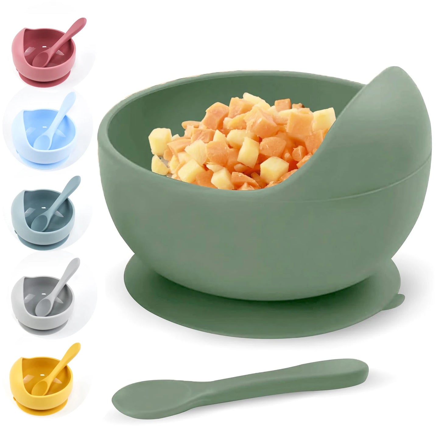 Infant Anti Drip Snail Bowl