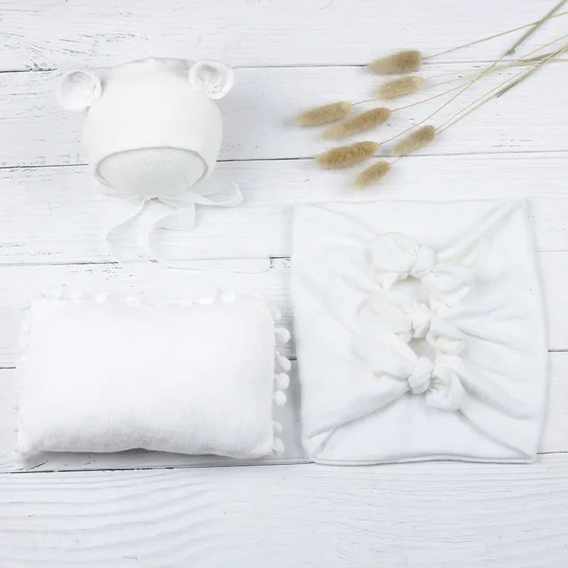 Cute Mouse Baby Photo Shoot 3/pcs Outfit