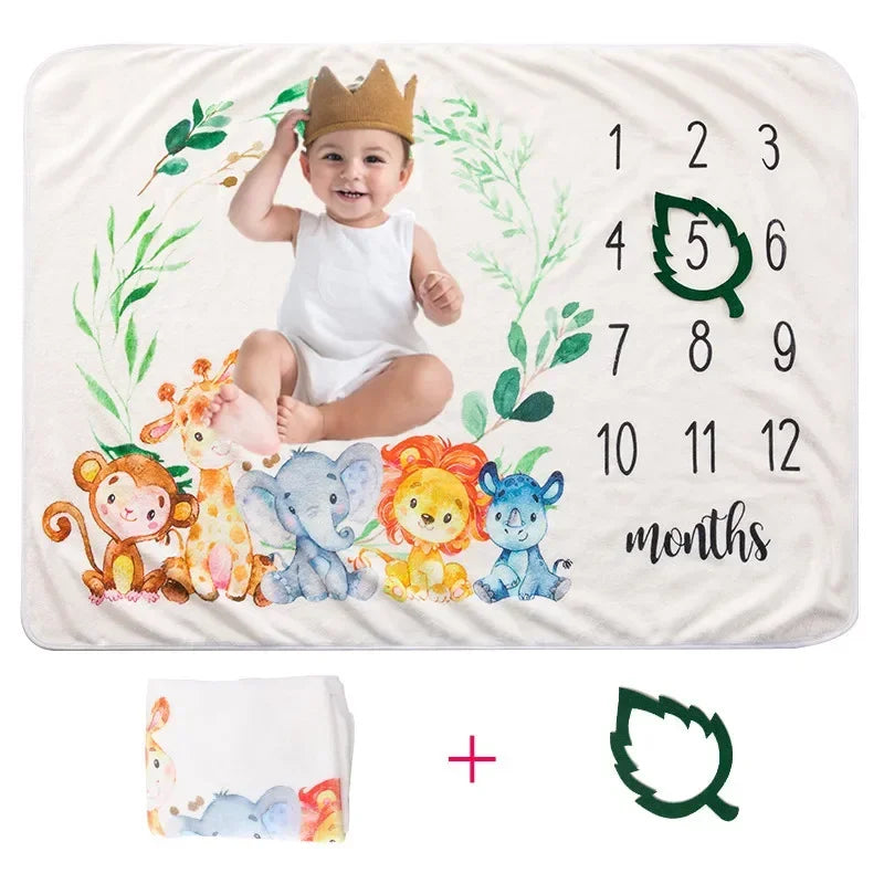 Baby Photography Growth Blanket