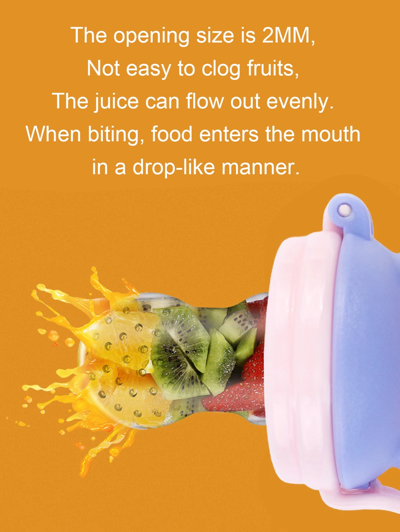 4PCS Silicone Fruit Vegetable Feeder for Kids