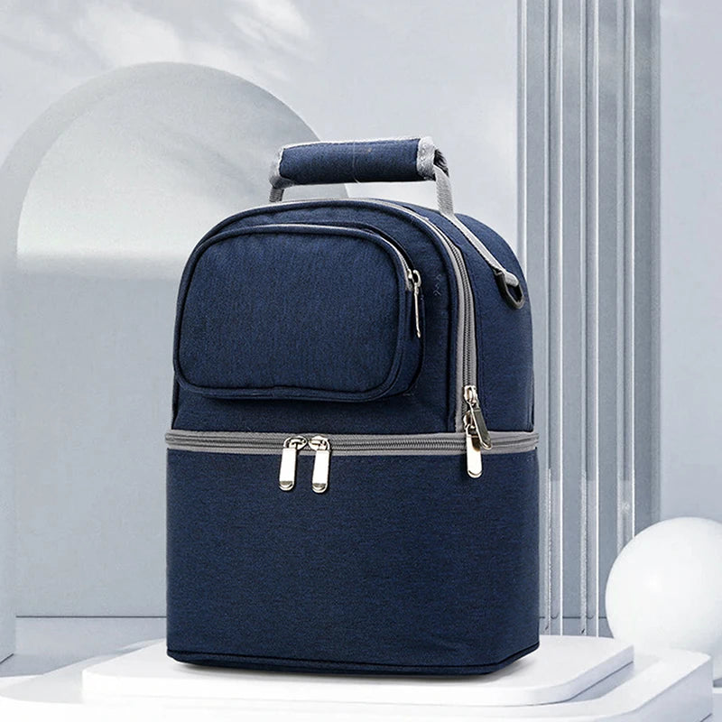 Double Layer Insulation Breast Feeding Storage Bag
