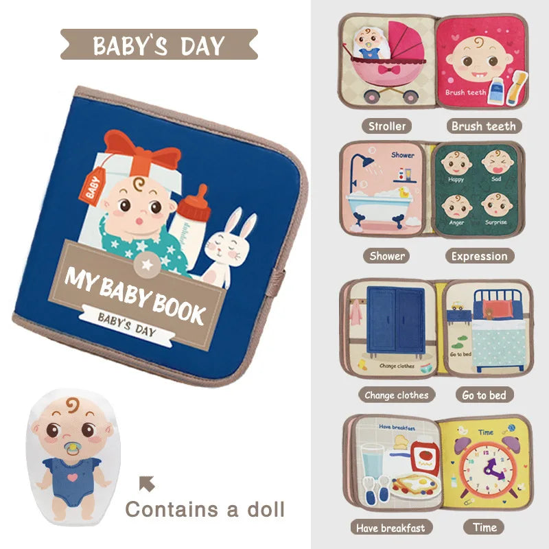 Montessori Inspired Busy Baby Peel N Stick Book