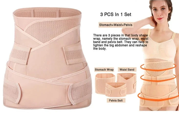 This 3-in-1 postpartum corset