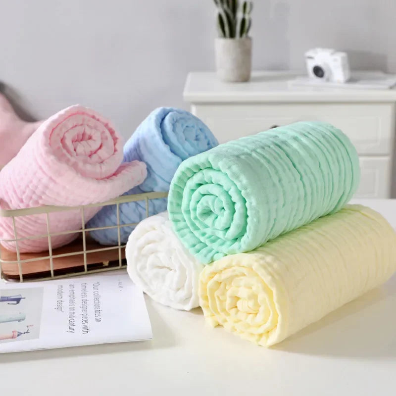 Cotton Bubble Muslin Blanket