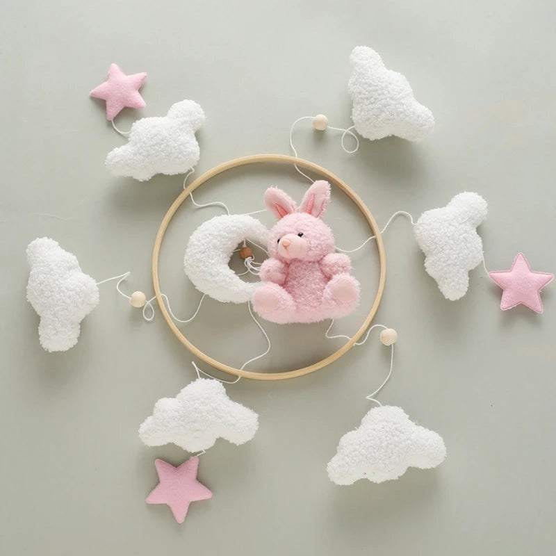Baby Bell Dream Wooden Crib Mobile