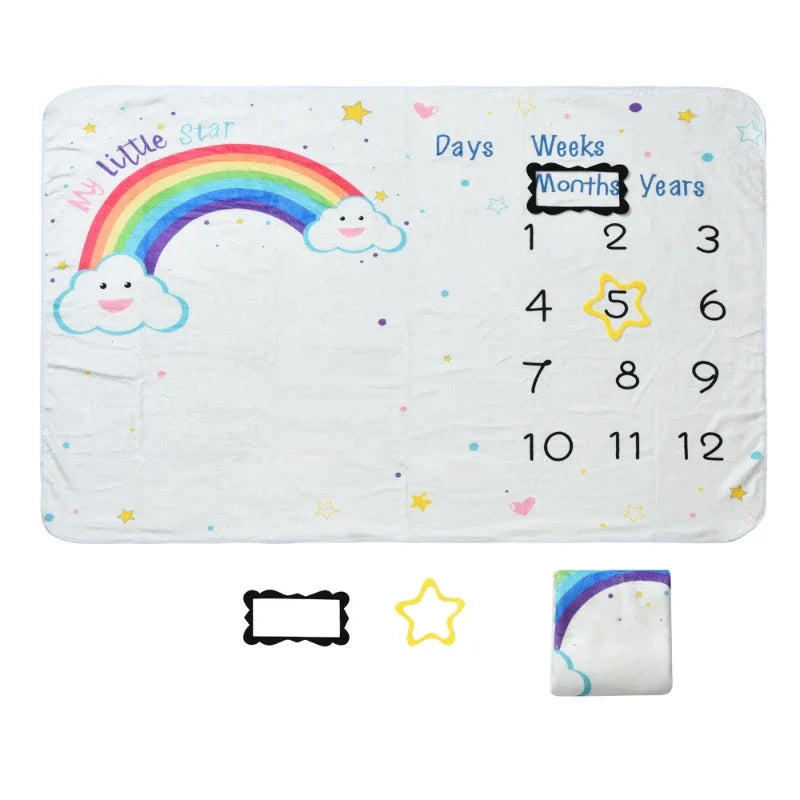Baby Photography Growth Blanket