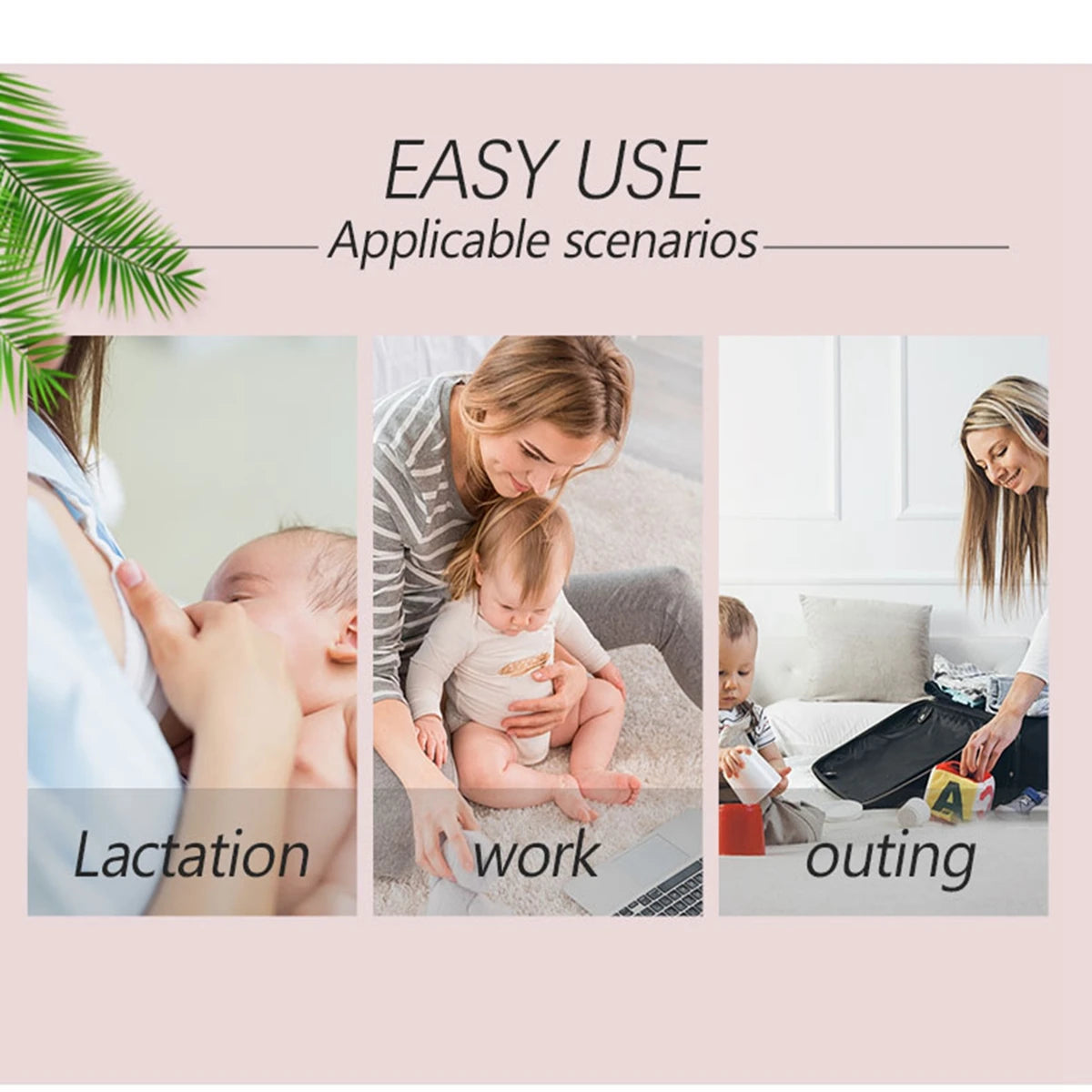 14Pcs Organic Reusable Nursing Pads