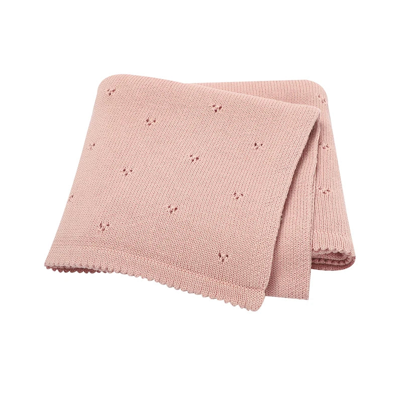 Cherry Muslin Swaddle Blanket