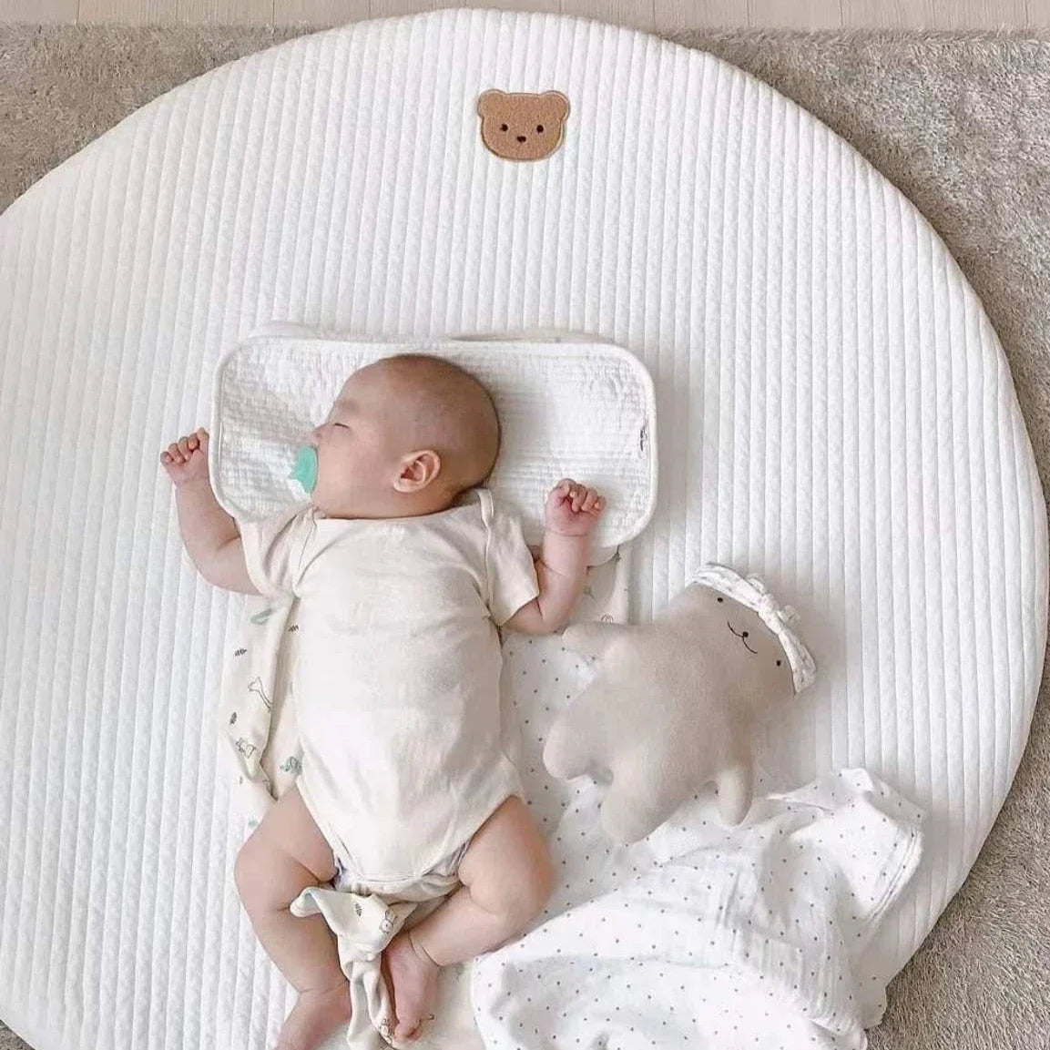 Cocoa Bean Baby Soft Cotton Play Mat