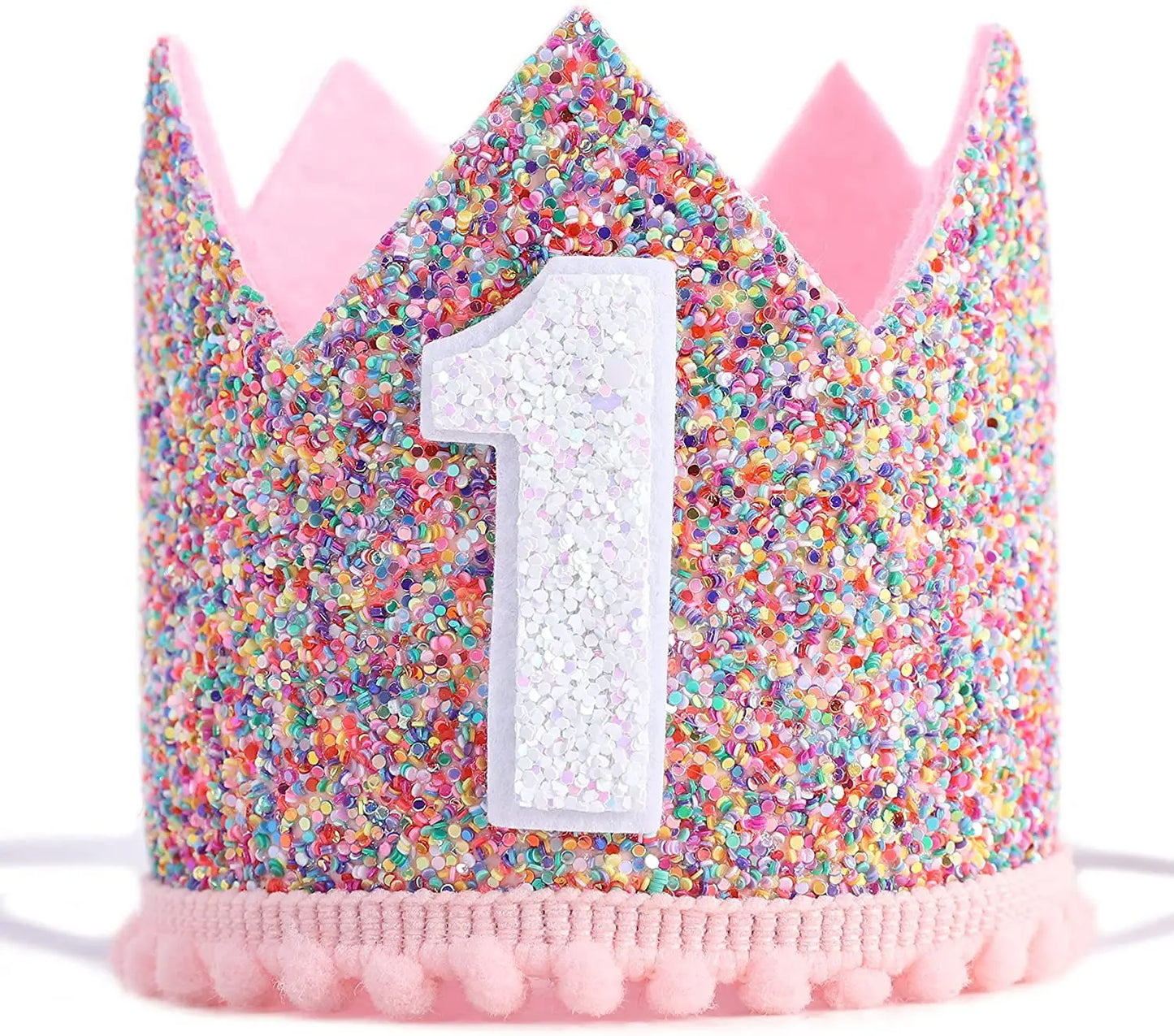 1 Year Old First Birthday Powder Crown