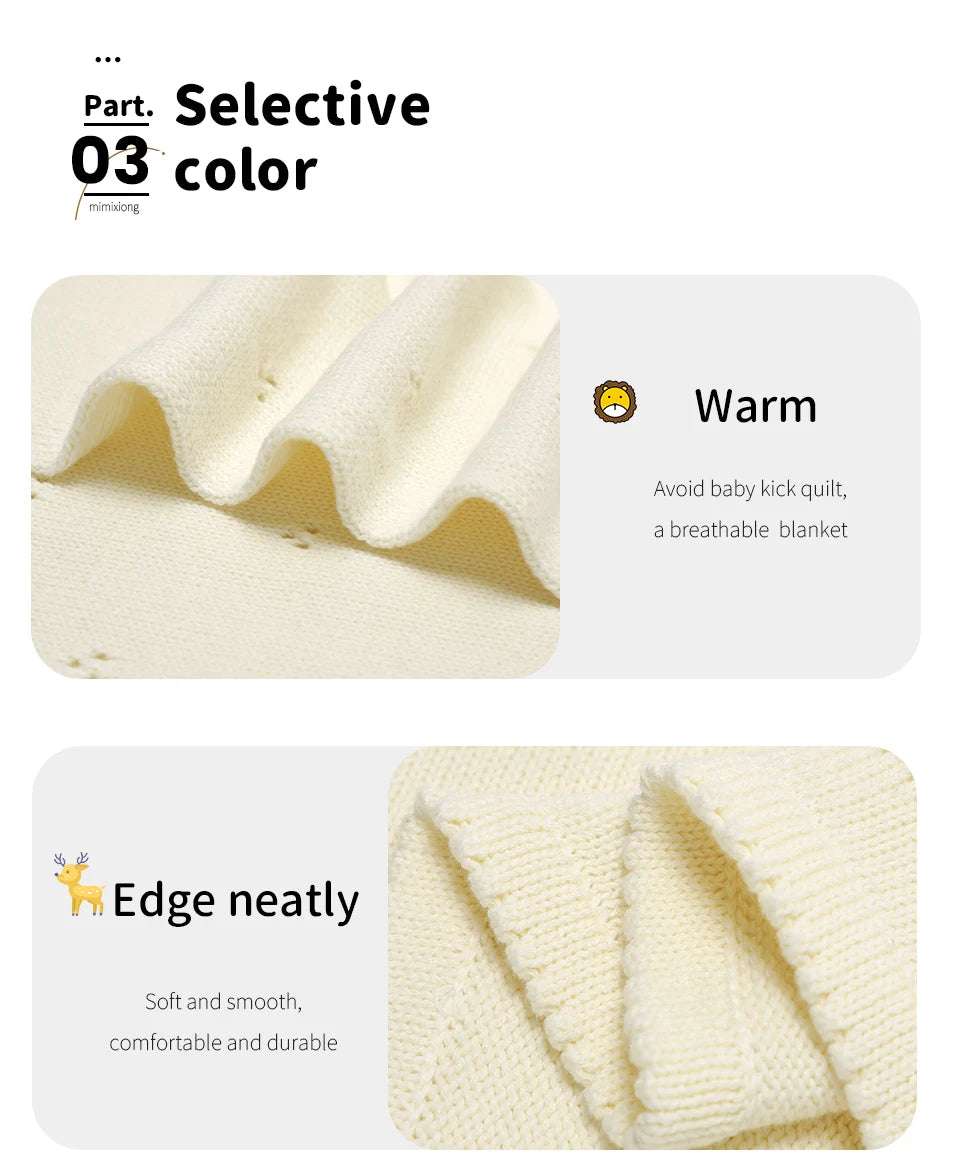 Cherry Muslin Swaddle Blanket