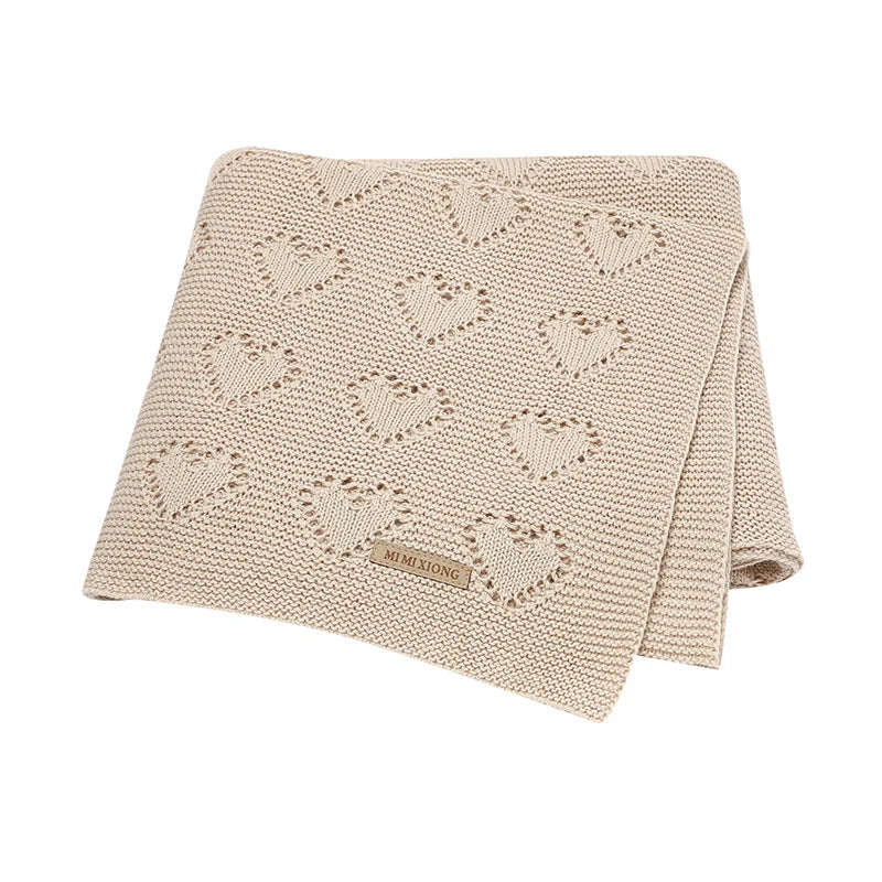 Biki Cotton Knitted Swaddle Wrap Blanket